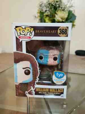 POP FUNKO MOVIES 368 BRAVEHEART WILLIAM WALLACE F.Y.E. EXCLUSIVE BLOODY MEL 