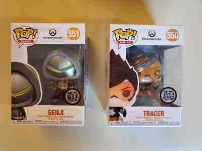 Funko Pop! - Overwatch 2 Genji & Tracer - Blizzcon 2019 Premier Exclusives