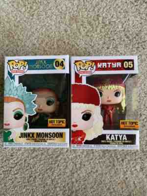 FUNKO POP KATYA & JINKX MONSOON  DRAG QUEENS HOT TOPIC EXCLUSIVE IN HAND!