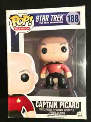 FUNKO Pop Captain Picard Star Trek 188 *FREE PROTECTOR*