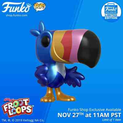 Funko Pop Metallic Toucan Sam LE 1000 Pieces CONFIRMED ORDER