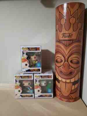 Funko Freaky Tiki Fridays FF Surfer, FF as Joker, FF as Merman