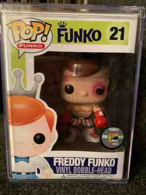 Funko Pop! Freddy Funko Apollo Creed Bruises 2013 San Diego Comic Con /96 Rocky