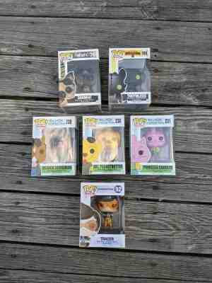 Bojack Horseman Funko Pops  (3) + Toothless, Tracer, and Dogmeat