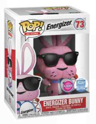 POP FUNKO AD ICONS ENERGIZER BUNNY FLOCKED BATTERY SHOP EXCLUSIVE