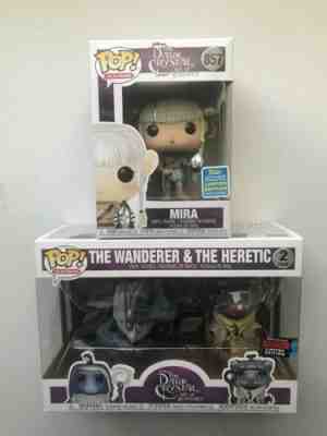 Funko POP!  Dark Crystal: NYCC Wanderer & Heretic 2 Pack & SDCC Mira *NEW*