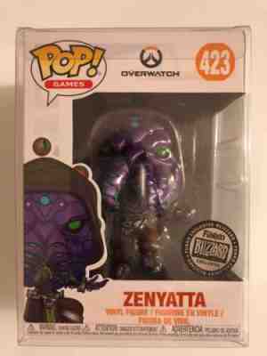 Funko Pop Overwatch Cultist Zenyatta #423 Blizzard Exclusive W Pop Protector