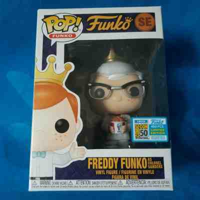 SDCC 2019 FREAKY TIKI FUNDAYS FUNKO POP! FREDDY FUNKO as COLONEL SANDERS KFC