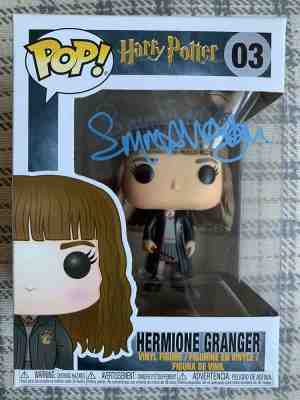 EMMA WATSON SIGNED FUNKO POP! *HERMIONE GRANGER, HARRY POTTER* #03