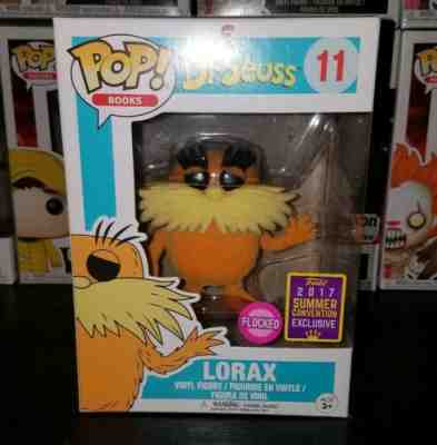 Funko POP  Flocked The Lorax Dr. Seuss #11 2017 Summer SDCC Convention Excl.