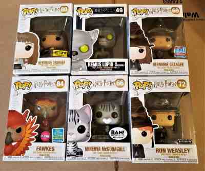 Funko Pop! Harry Potter 6 Pop Exc Bundle / Hot Topic /BAM / B&N / Convention!!!