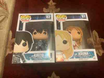 RARE - Sword Art Online Kirito & Asuna Funko POP Set