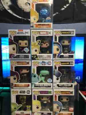 Funko Pop Lot Exclusive Rare Vaulted 10 Pops