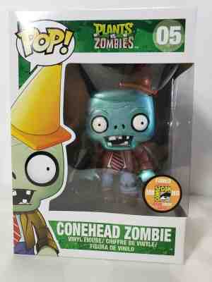 Plants vs. Zombies Funko POP! Games Conehead Zombie Vinyl Figure #05 SDCC