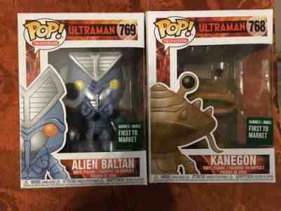 Funko Pop Ultraman First To Market Alien Baltan & Kanegon Barnes Noble Exclusive