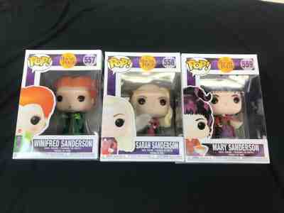 3 New Funko Pop Disney Hocus Pocus Mary Sarah Winifred Sanderson SET 557 558 559