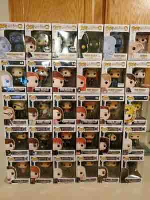 Funko POP Harry Potter Lot of 30 Seamus, Neville, Bellatrix, Remus, Luna, Sirius