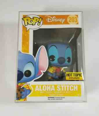 *Vaulted* Aloha Stitch Funko Pop (Hot Topic Exclusive) Disney 203