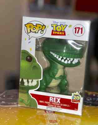 Funko Pop! Rex #171 Disney Toy Story 20th Anniversary Vaulted 