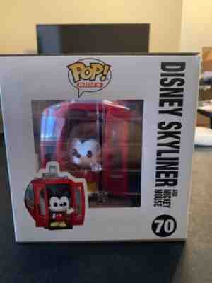 Disney Parks Exclusive Skyliner And Mickey Mouse Funko Pop #70 