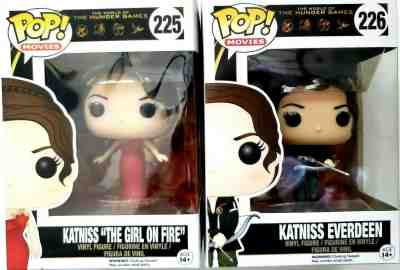 Funko Pop Movies The Hunger Games Katniss Everdeen 225 and 226 Funko 