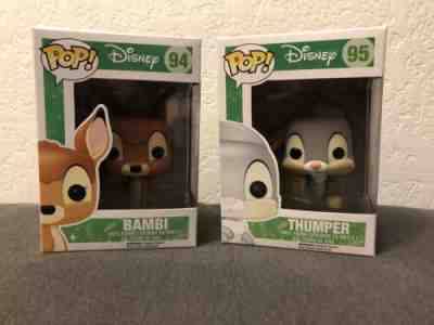 Funko Pop Disney Bambi #94 and Thumper #95 Lot