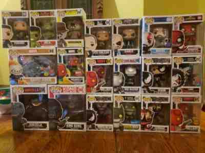 19 Funko pop lot marvel rorschach 