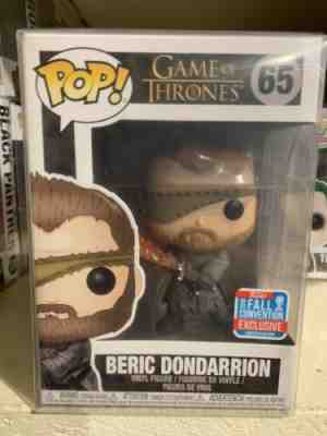 Funko Pop! Beric Dondarrion Fall 2018 Convention Game Of Thrones GOT *NEW *RARE