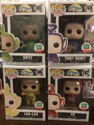 Teletubbies Po Laa Laa Dipsy Tinky Winky Funko Pop! Lot...Limited Edition 