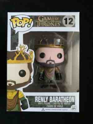 Funko Pop Game Of Thrones Renly Baratheon Vaulted With Pop Protector