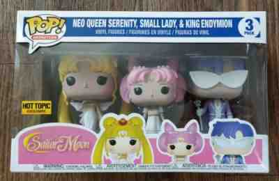 Funko Pop Sailor Moon Neo Queen Serenity Small Lady Endymion 3-Pack Hot Topic