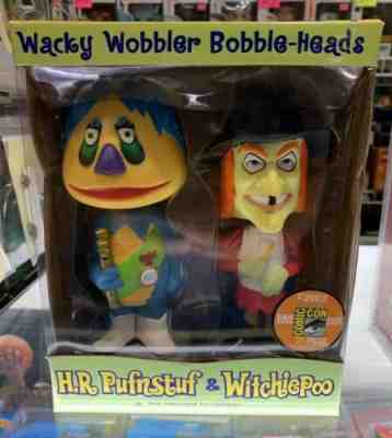 2008 Sdcc Funko Wacky Wobbler H.R Pufnstuf & Witchiepoo 1/24pcs. RARE NEW MiB