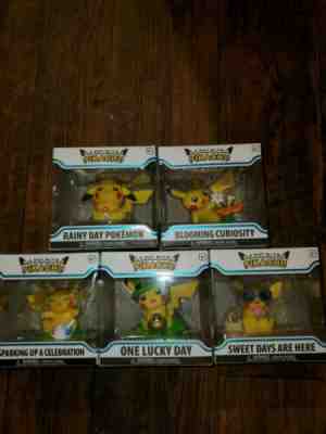 Funko A Day With Pikachu Lot Of 5.....Blooming curiosity and more