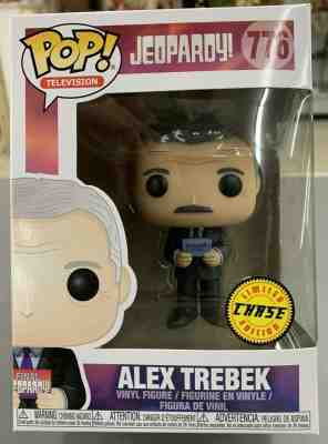 ALEX TREBEK JEOPARDY! FUNKO POP! TELEVISION VINYL FIGURE LIMITED EDITION CHASE