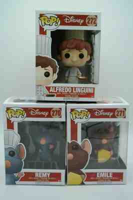 Funko Pop! - Disney Ratatouille (Remy, Linguini, & Emile)   (NIB)