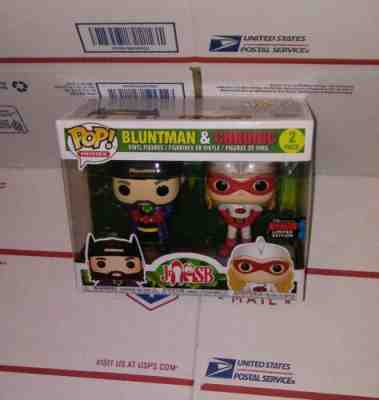 FUNKO POP BLUNTMAN & CHRONIC 2 PACK. NYCC 2019 SHARED FALL EXCLUSIVE. IN HAND.