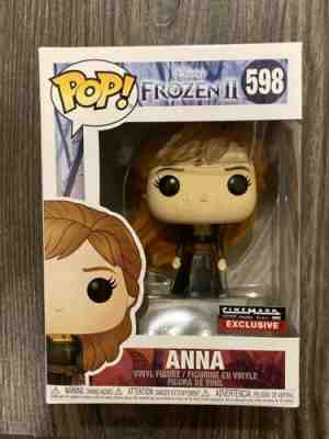 Funko POP Vinyl Frozen II 2 #598 Anna Cinemark Exclusive New