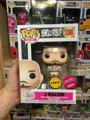 Funko Pop Vinyl Rocks #136 J Balvin Green Hair Chase