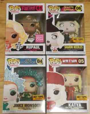 Funko POP Drag Queen Lot RuPaul Katya Sharon Needles Jinkx Monsoon