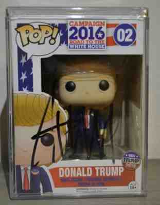 President Donald Trump Autographed Funko POP #02 With COA