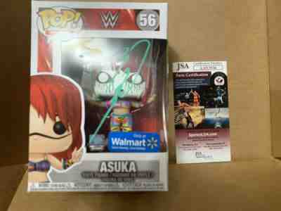 WWE Funko Pop Signed Autographed Asuka JSA COA Walmart Exclusive WRESTLING