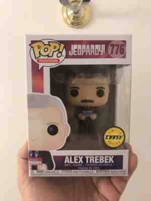 Funko Pop! Alex Trebek 776 Limited Edition Chase Jeopardy! With Protector!!