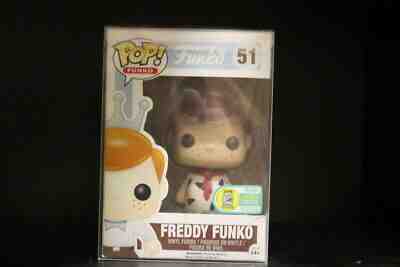 Funko Pop Vinyl Figure Freddy Funko As White Fred Flintstone SDCC LE24 FLaw Box