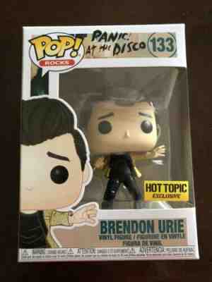 Funko Pop # 133 Brendon Urie  Hot Topic Exclusive Panic at the Disco