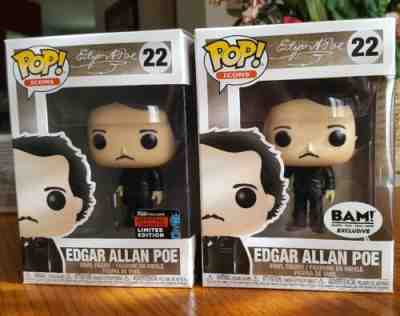 Edgar Allan Poe Funko Pop Exclusive Bundle- BAM! and 2019 Fall Convention