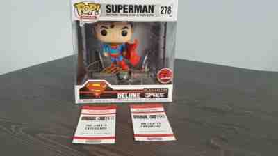 SUPERMAN #278 FUNKO POP DELUXE  EXCLUSIVE SIGNED BY JIM LEE! FREE SHIPPING!