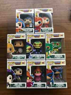 He-Man and Masters of the Universe(538 539 562-567) Funko pop lot Of 8