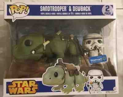 Funko Pop Star Wars Sandtrooper & Dewback Walmart Exclusive