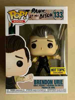 Funko POP Brendon Urie Panic at the Disco Hot Topic Exclusive Vinyl Figure #133