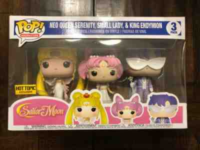 Funko Pop Hot Topic Exclusive Sailor Moon 3 Pack: Neo Queen Serenity